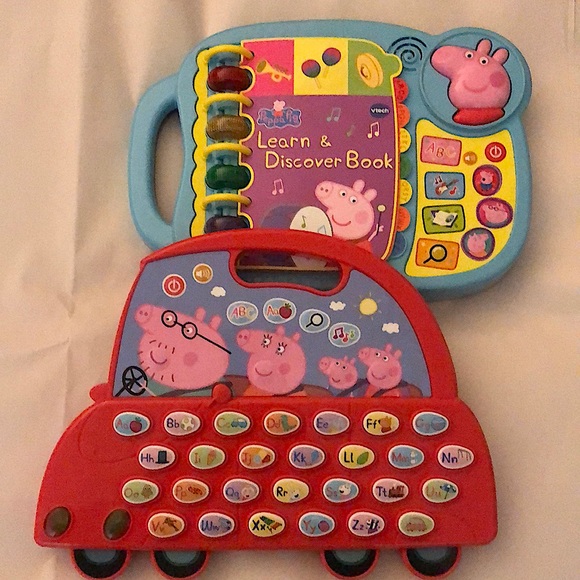 Vtech Toys Vtech Peppa Pig Alphabet Learning Activity Sets Poshmark
